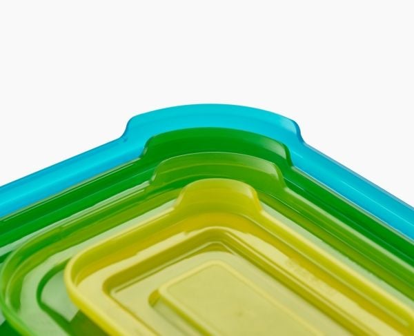 Joseph Joseph JJ- Set om 4 förvaringsbehållare i glas med Nest-design