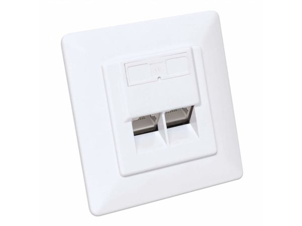 Intellinet 771917, 2 x RJ-45, STP, 6a, 500 MHz, 250 MO, -10 - 60 °C