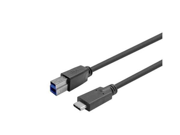 VivoLink - USB-kabel - USB-C (hann) til USB Type B (hann) - USB 3.2 Gen 1 - 0.9 A - 15 m - svart