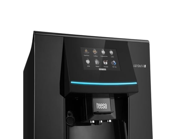 Teesa Tessa Aroma 800, Espressomaskin, 2 l, Kaffe bønner, Malt kaffe, Innebygd kaffekvern, 1500 W, Sort