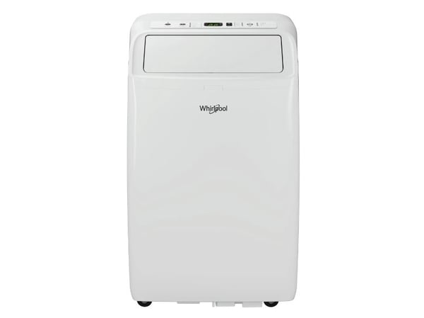 Whirlpool PACF212HP W, Mobilt klimaanlegg i én blokk, Kjøling, Avfukting, Oppvarming, 12000 BTU/t, 1,15 W, 60 dB, 46 m³/t