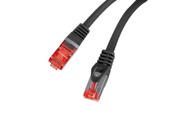 Lanberg PCF6-10CU - Koblingskabel - RJ-45 (hann) til RJ-45 (hann) - 5.7 mm - foliebelagt uskjermet tvinnet kabelpar (F/UTP) - CAT 6 - halogenfri, f...
