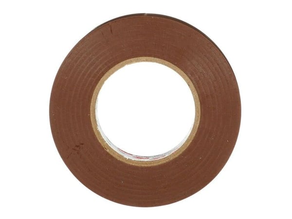 3M 165BR6E, 1 kpl, Ruskea, PVC-muovi, 600 V, Kupla, 25 m
