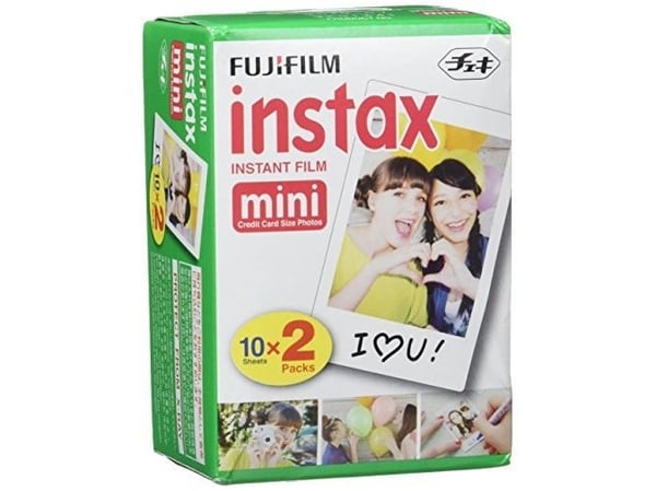 Fujifilm Instax Mini - Färgfilm för snabbframkallning - ISO 800 - 10 exponeringar - 2 kassetter