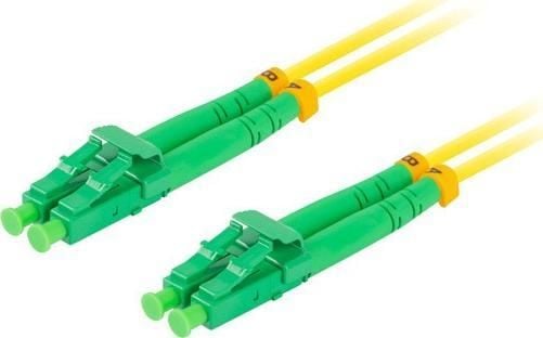 Lanberg - Koblingskabel - LC/APC-enkeltmodus (hann) til LC/APC-enkeltmodus (hann) - 5 m - 3 mm - fiberoptisk - dupleks - 9 / 125 micron - G.657.A1 ...