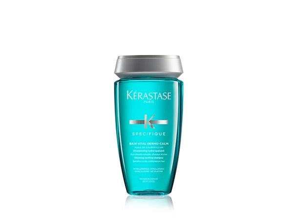 Kerastase SPECIFIQUE BAIN VITAL DERMO CALM, Kvinner, Ikke-profesjonelle, Sjampo, Normalt hår, Sensitivt hår, 250 ml, Fuktighets krem, Rensende, Shi...