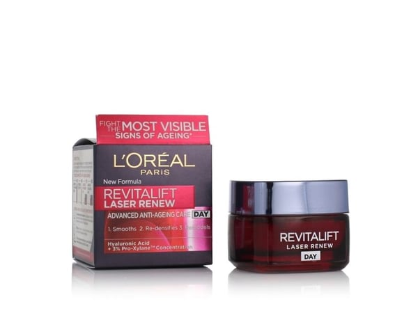L’Oréal Paris Revitalift Laser Renew, Tørr hud, Normal hud, Fet hud, Sensitiv Hud, Anti-rynke, Fuktighets krem, aqua / water, glycerin, isohexadeca...