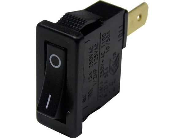 Arcolectric (Bulgin Ltd.) vip-omkopplare H8800VAAAB 250V/AC 15A 1x Off/On klick 1 st