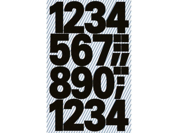 Avery Zweckform klistremerker svarte tall (151982)