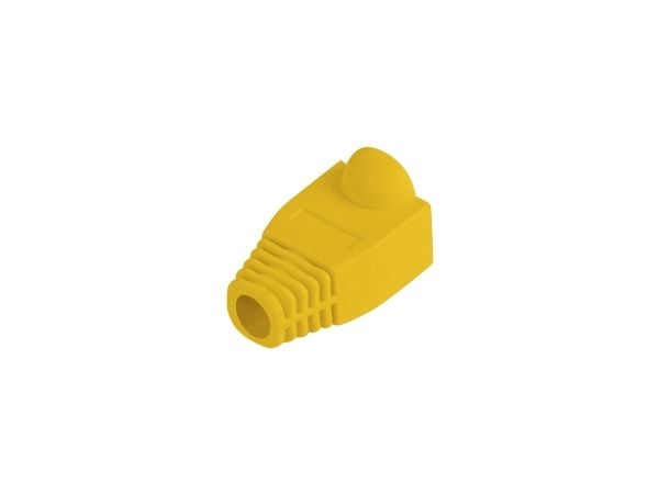 Lanberg Os+?onka RJ45-pistokkeelle +++?+?+?ta 100 kpl, Kabelcover, Gul