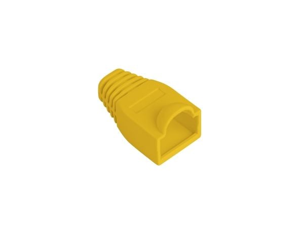 Lanberg Os+?onka RJ45-pistokkeelle +++?+?+?ta 100 kpl, Kabelcover, Gul
