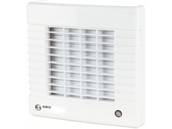Siku 150 AZL, Vägg, Badrum, Kök, Restaurang, Toalett, Vit, Plast, IP24, 295 m³/h