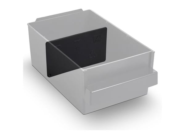 raaco ESD 150-02, Jakajasarja, Musta, Polypropeeni (PP), Drawer 150-02, 87 mm, 1,8 mm