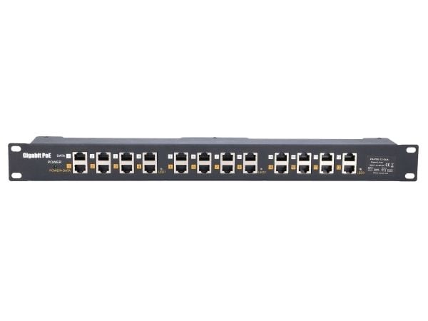 Extralink - Strömtillförsel (kan monteras i rack) - AC 100-240 V - 120 Watt - utgångskontakter: 12 - 1U - 19"