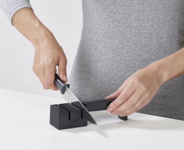 Joseph Joseph Elevate, Kniv sett, Rustfritt stål, 1 verktøy, Knivsliper, Sort, Sort