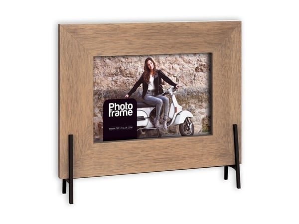 ZEP Frejus horizontaal 13x11 hout portret ML275, Tre, Brun, Enkel bilderamme, Bord, 13 x 18 cm, Rektangulær