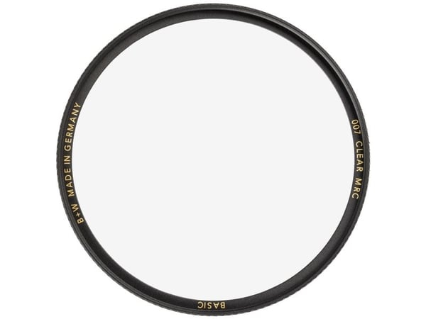 B+W 007 BASIC - 7,7 cm - Gjennomsiktig kamerafilter - Multiresistent belegg (MRC) - 1 stk (1100144)