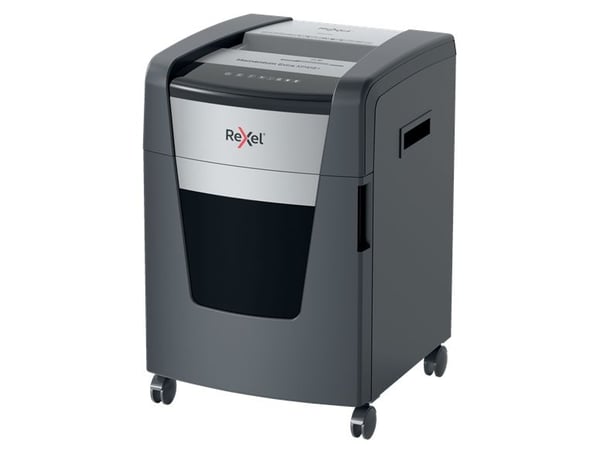 Rexel Momentum Extra XP418+ makuleringsmaskin med tverrsnitt 4x35 mm, ublokkerbar P4 Svart