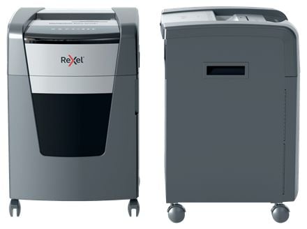 Rexel Momentum Extra XP418+ makuleringsmaskin med tverrsnitt 4x35 mm, ublokkerbar P4 Svart
