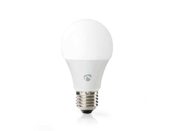 Nedis SmartLife - LED-lyspære - form: pære - E27 - 9 W (ekvivalent 60 W) - klasse F - RGB/varmt til kjølig hvitt lys - 2700-6500 K - hvit