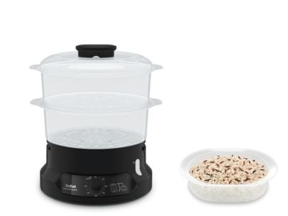 TEFAL | Matdampbåt | VC139810 | Svart | 800 W | Kapasitet 6 L | Antall kurver 2
