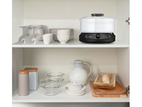 TEFAL | Matdampbåt | VC139810 | Svart | 800 W | Kapasitet 6 L | Antall kurver 2