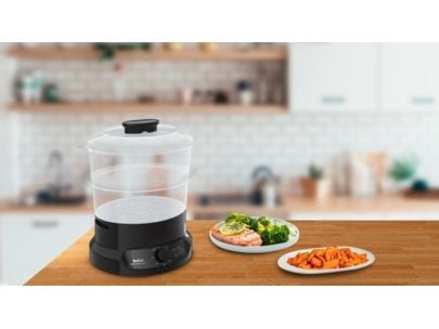 TEFAL | Matdampbåt | VC139810 | Svart | 800 W | Kapasitet 6 L | Antall kurver 2