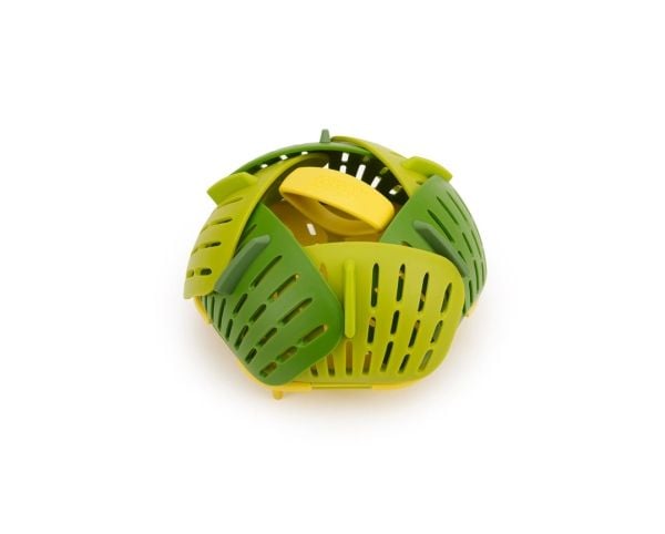 Joseph Joseph Bloom, Standard dampkurv, Silikon, Grønn, 16 cm, 100 mm, 1 kurver