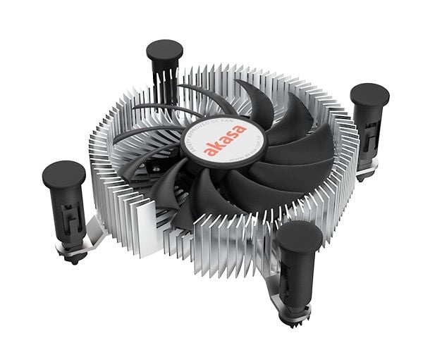 Akasa AK-CC6601EP01 - Prosessorkjøler - Mini-ITX - (for: LGA1700) - aluminium - 75 mm