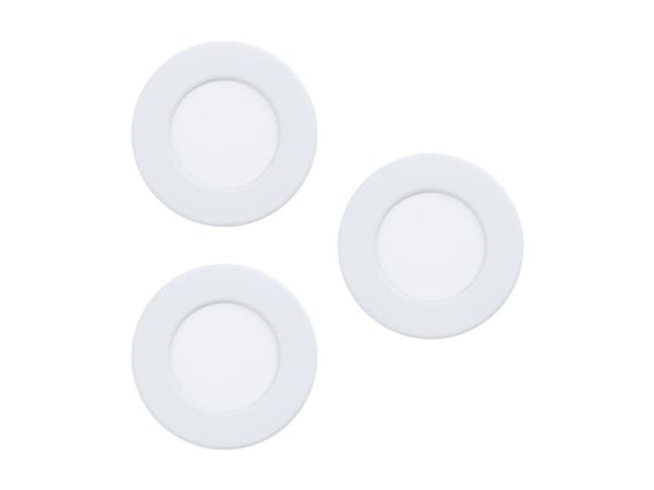 EGLO Fueva 5, Innsunket spotlight, LED, 220-240 V, Hvit