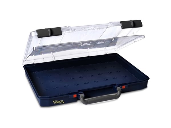 raaco CarryLite 55 5x10-0/DL, Blå, Polykarbonat (PC), Polypropylen (PP), 413 mm, 330 mm, 58 mm, 1,3 kg