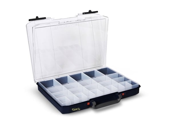 raaco CarryLite 55 5x10-0/DL, Blå, Polykarbonat (PC), Polypropylen (PP), 413 mm, 330 mm, 58 mm, 1,3 kg