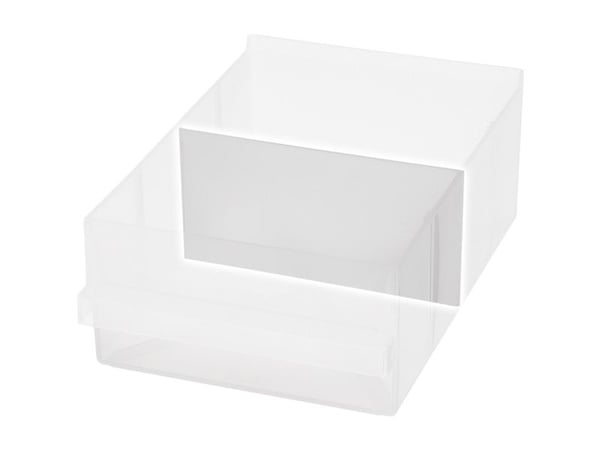 raaco Divider 250-02, Opdelingssæt, läpinäkyvä, polypropyleeni (PP), 154 mm, 3,2 mm, 80 mm