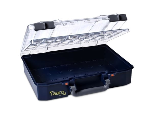 raaco CarryLite 80 4x8-0/DLU, Blå, Polykarbonat (PC), Polypropylen (PP), 337 mm, 278 mm, 82 mm, 881 g