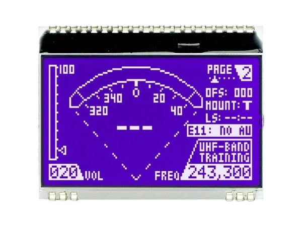 DISPLAY VISIONS LC-display (B x H x D) 55 x 46 x 2 mm