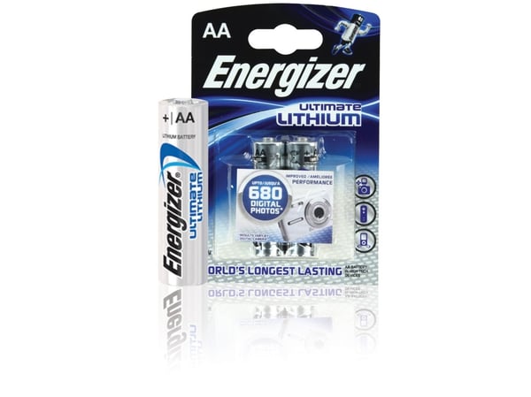 Energizer Ultimate Lithium - Batteri 2 x AA-typ - Li