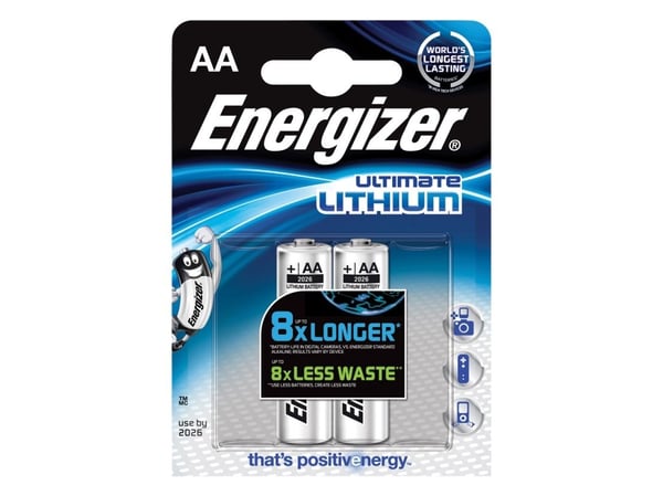 1x2 ENERGIZER Ultimate Lithium Mignon AA LR 6 1,5V