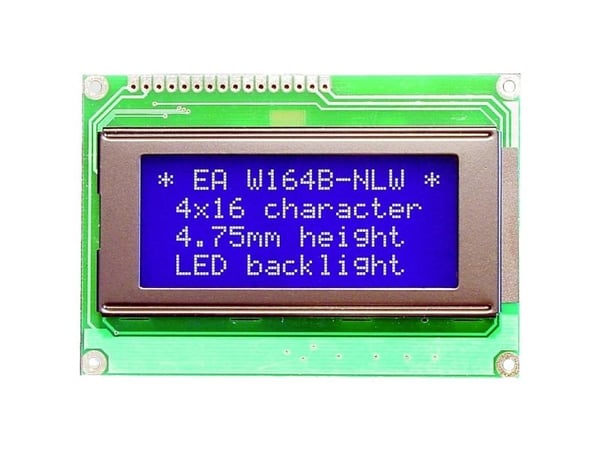 DISPLAY VISIONS 7-segmentsvisning Blå-hvid 4.75 mm 3.3 V, 5 V Ciffertal: 4