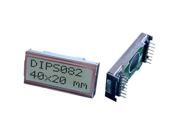 DISPLAY VISIONS 7-segmentsdisplay 5,01 mm 3,3 V/5 V, siffror: 2