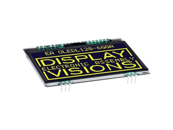DISPLAY VISIONS OLED-display (B x H x D) 68 x 51 x 2,1 mm