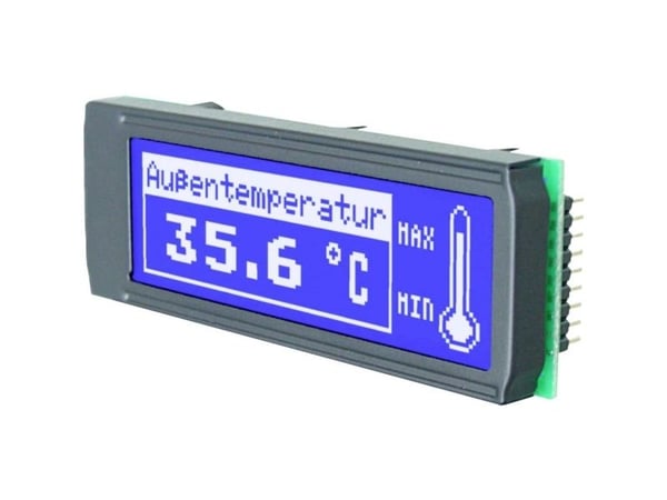 DISPLAY VISIONS LCD-display (B x H x D) 68 x 26,8 x 10,8 mm