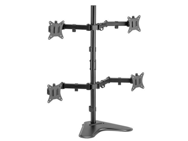 Equip 650127, Frittstående, 36 kg, 43,2 cm (17"), 81,3 cm (32"), 100 x 100 mm, Sort