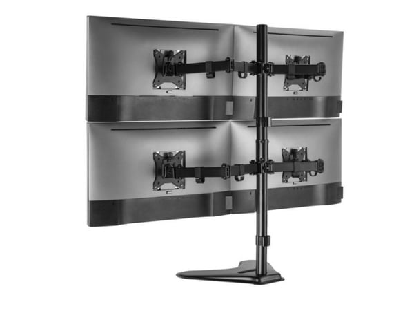Equip 650127, Frittstående, 36 kg, 43,2 cm (17"), 81,3 cm (32"), 100 x 100 mm, Sort