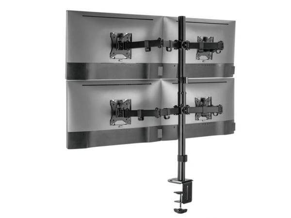 Equip 650159, Klemmer, 36 kg, 43,2 cm (17"), 81,3 cm (32"), 100 x 100 mm, Sort