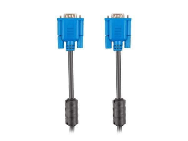 Lanberg - VGA-kabel - HD-15 (VGA) (hann) til HD-15 (VGA) (hann) - 1.8 m - svart