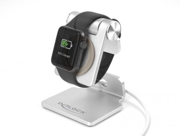 Delock - Holder for smart armbåndsur - adjustable - sølv