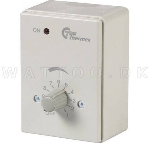THERMEX TR 40, Regulator, Utenpåliggende montering, Vegg, 100 g, 105 mm, 75 mm