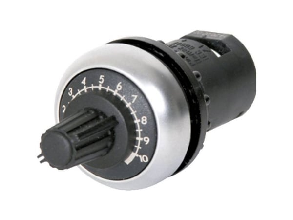 Eaton M22S-R10K, Sort, 10000 ohm (O), 4000 V, -25 - 70 °C