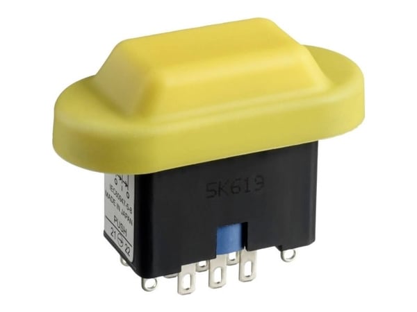 Idec HE6B-M211Y HE6B-M211Y Vaihtokytkin 125 V/AC, 30 V/DC 3 A 1 x On/Off/On Napsautus (L x S) 54 mm x 25 mm IP40 (edessä) 1 kpl 1 kpl