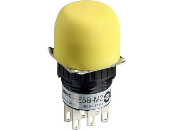 Idec HE5B-M2PY Keinukytkin 125 V/AC, 30 V/DC 3 A 1 x On/Off/On Napsautus (L x S x K) 20 x 20 x 31 mm IP40 (etupuoli) 1 kpl 1 kpl
